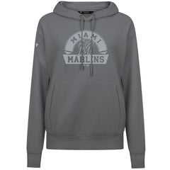 Miami Marlins Levelwear Women's Adorn Banner Arch Hoodie | MLB Discount