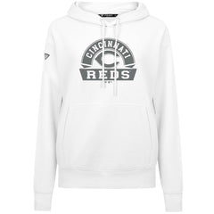 Cincinnati Reds Levelwear Women's Adorn Banner Arch Hoodie | MLB On Sale