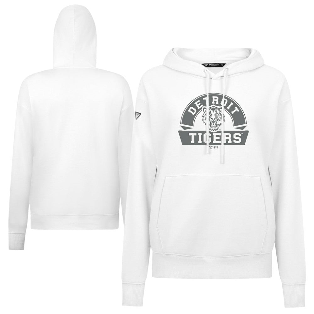 Detroit Tigers Levelwear Women's Adorn Banner Arch Hoodie | MLB Shop