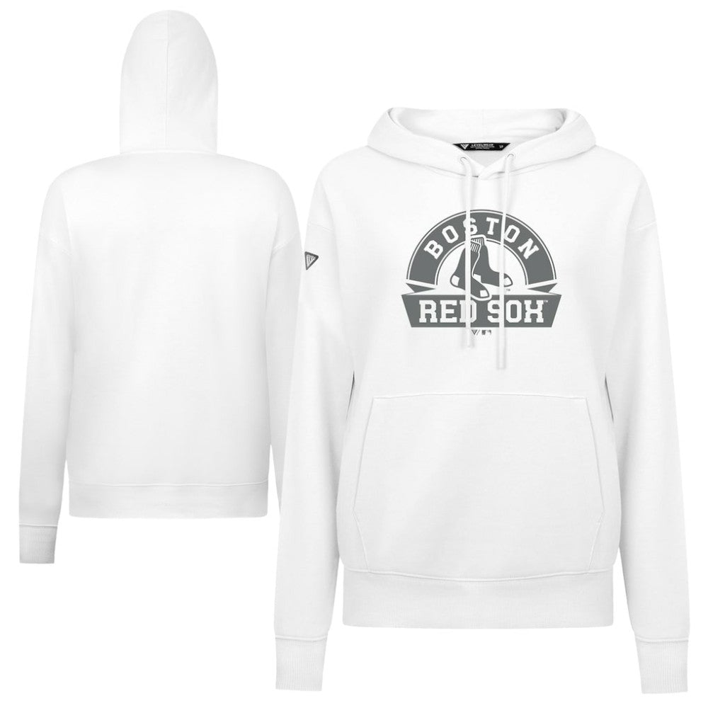 Boston Red Sox Levelwear Women's Adorn Banner Arch Hoodie | MLB On Sale