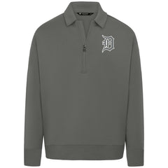 Detroit Tigers Levelwear Women's Canmore Chenille Logo Quarter-Zip Top | MLB Shop