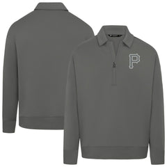 Pittsburgh Pirates Levelwear Women's Canmore Chenille Logo Quarter-Zip Top | MLB Near me