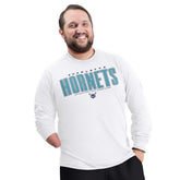 Charlotte Hornets G-III Sports by Carl Banks Adaptive Printed Mesh Effect Long Sleeve T-Shirt Discount