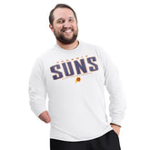 Phoenix Suns G-III Sports by Carl Banks Adaptive Printed Mesh Effect Long Sleeve T-Shirt New