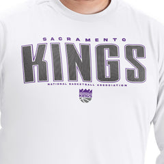 Sacramento Kings G-III Sports by Carl Banks Adaptive Printed Mesh Effect Long Sleeve T-Shirt Outlet