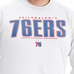 Philadelphia 76ers G-III Sports by Carl Banks Adaptive Printed Mesh Effect Long Sleeve T-Shirt Discount
