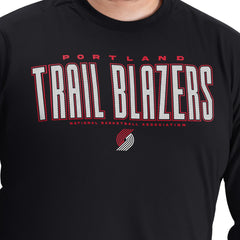 Portland Trail Blazers G-III Sports by Carl Banks Adaptive Printed Mesh Effect Long Sleeve T-Shirt Discount