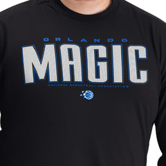 Orlando Magic G-III Sports by Carl Banks Adaptive Printed Mesh Effect Long Sleeve T-Shirt Discount