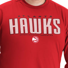 Atlanta Hawks G-III Sports by Carl Banks Adaptive Printed Mesh Effect Long Sleeve T-Shirt On Sale