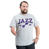 Utah Jazz G-III Sports by Carl Banks Adaptive Classic Team Spirit Short Sleeve T-Shirt On Sale