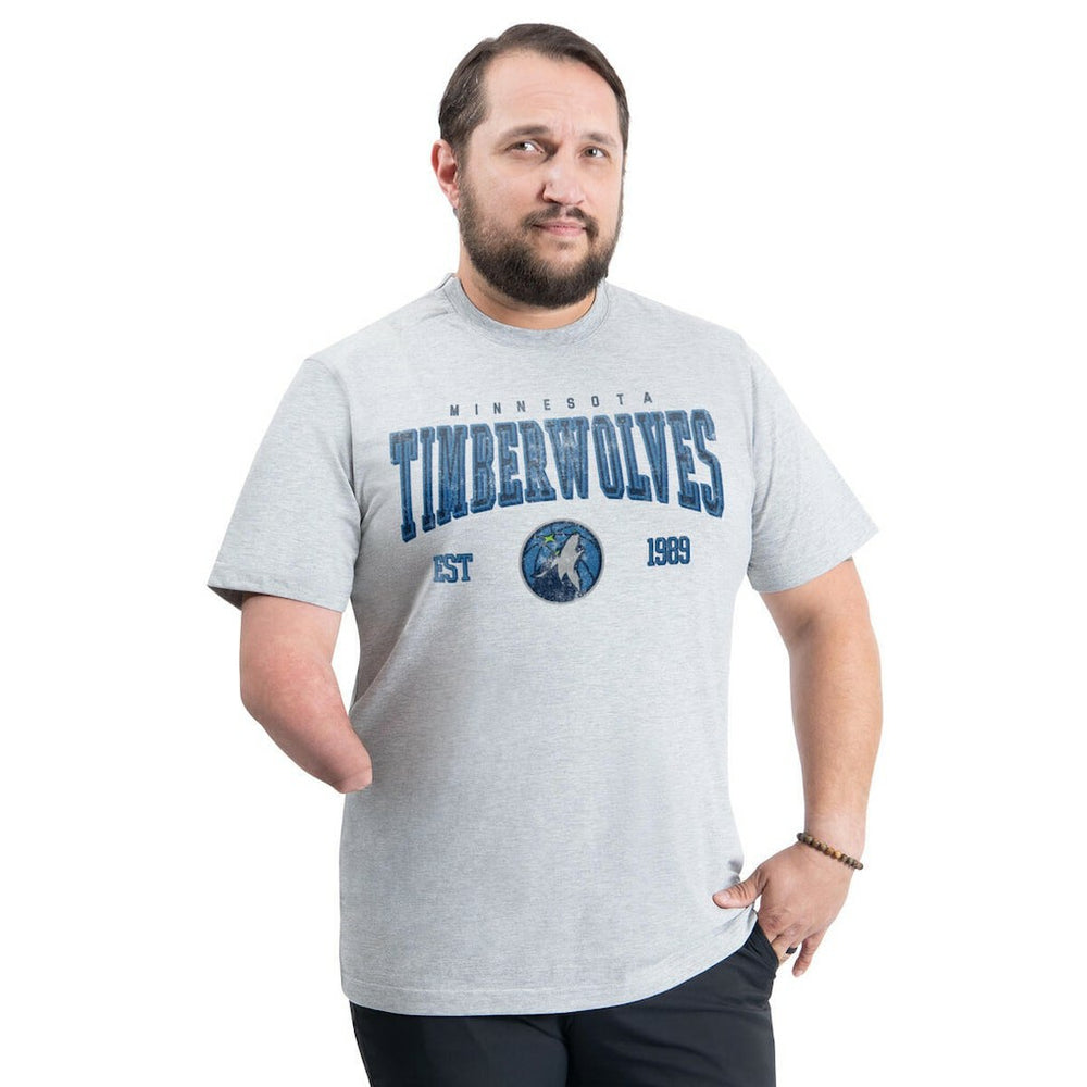 Minnesota Timberwolves G-III Sports by Carl Banks Adaptive Classic Team Spirit Short Sleeve T-Shirt On Sale