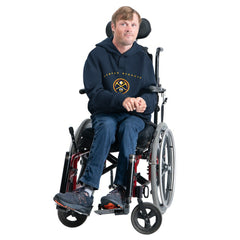 Denver Nuggets G-III Sports by Carl Banks Adaptive Team Arc Fleece Hoodie sale Discount