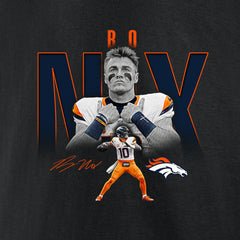 Denver Broncos Bo Nix Humble Shadow Player Graphic T-Shirt