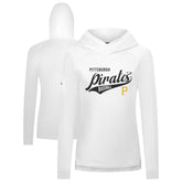 Pittsburgh Pirates Levelwear Women's Slender Glide Raglan Hoodie | MLB For sale