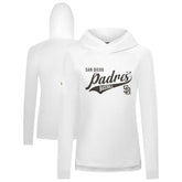 San Diego Padres Levelwear Women's Slender Glide Raglan Hoodie | MLB Outlet