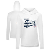 Minnesota Twins Levelwear Women's Slender Glide Raglan Hoodie | MLB US