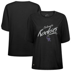 Colorado Rockies Levelwear Women's Bloom Sizzle T-Shirt | MLB On Sale