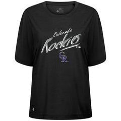 Colorado Rockies Levelwear Women's Bloom Sizzle T-Shirt | MLB On Sale