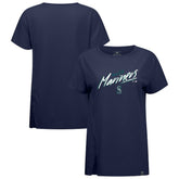 Seattle Mariners Levelwear Women's Influx Sizzle T-Shirt | MLB On Sale