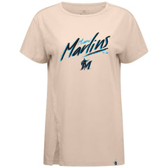 Miami Marlins Levelwear Women's Influx Sizzle T-Shirt | MLB Online