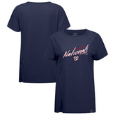 Washington Nationals Levelwear Women's Influx Sizzle T-Shirt | MLB New