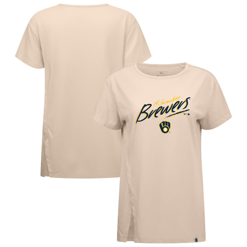Milwaukee Brewers Levelwear Women's Influx Sizzle T-Shirt | MLB For sale