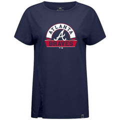 Atlanta Braves Levelwear Women's Influx Banner Arch T-Shirt | MLB Sale