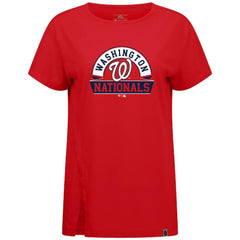 Washington Nationals Levelwear Women's Influx Banner Arch T-Shirt | MLB New