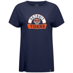 Detroit Tigers Levelwear Women's Influx Banner Arch T-Shirt | MLB On Sale