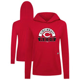 Cincinnati Reds Levelwear Women's Relay Banner Arch Long Sleeve T-Shirt Hoodie | MLB Discount