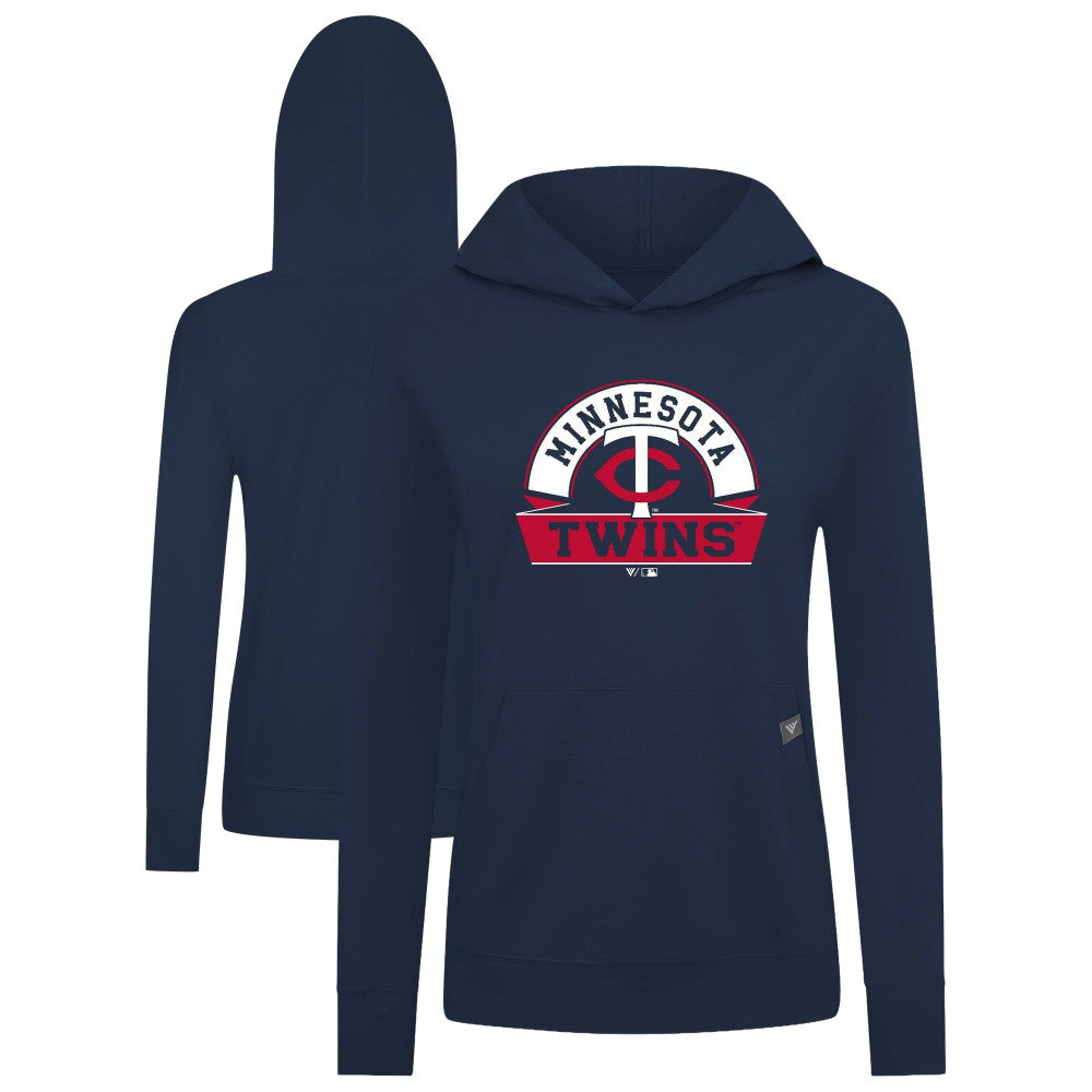 Minnesota Twins Levelwear Women's Relay Banner Arch Long Sleeve T-Shirt Hoodie | MLB Discount