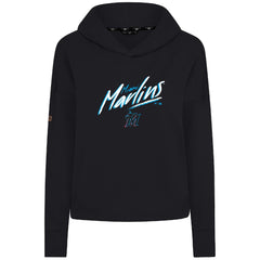 Miami Marlins Levelwear Women's Sweet Sizzle Tri-Blend Hoodie | MLB Discount