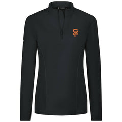 San Francisco Giants Levelwear Women's Upright Insignia 2.0 Quarter-Zip Tri-Blend Top | MLB Online