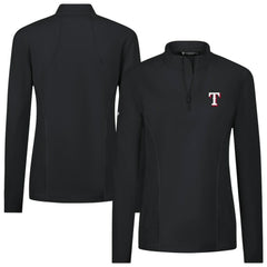 Texas Rangers Levelwear Women's Upright Insignia 2.0 Quarter-Zip Tri-Blend Top | MLB For sale