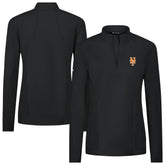 New York Mets Levelwear Women's Upright Insignia 2.0 Quarter-Zip Tri-Blend Top | MLB Sale