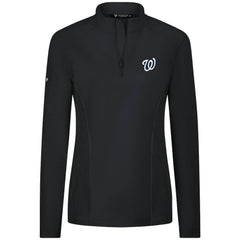 Washington Nationals Levelwear Women's Upright Insignia 2.0 Quarter-Zip Tri-Blend Top | MLB New