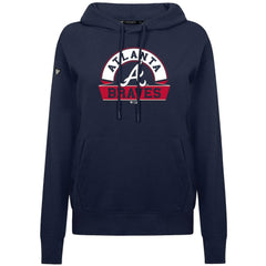 Atlanta Braves Levelwear Women's Adorn Banner Arch Hoodie | MLB US