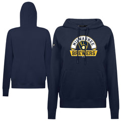 Milwaukee Brewers Levelwear Women's Adorn Banner Arch Hoodie | MLB New