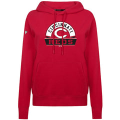 Cincinnati Reds Levelwear Women's Adorn Banner Arch Hoodie | MLB Outlet