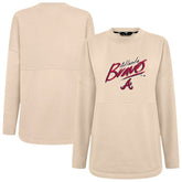 Atlanta Braves Levelwear Women's Oversized Beaudry Sizzle Top | MLB Sale