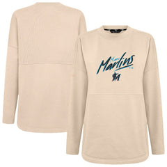 Miami Marlins Levelwear Women's Oversized Beaudry Sizzle Top | MLB On Sale