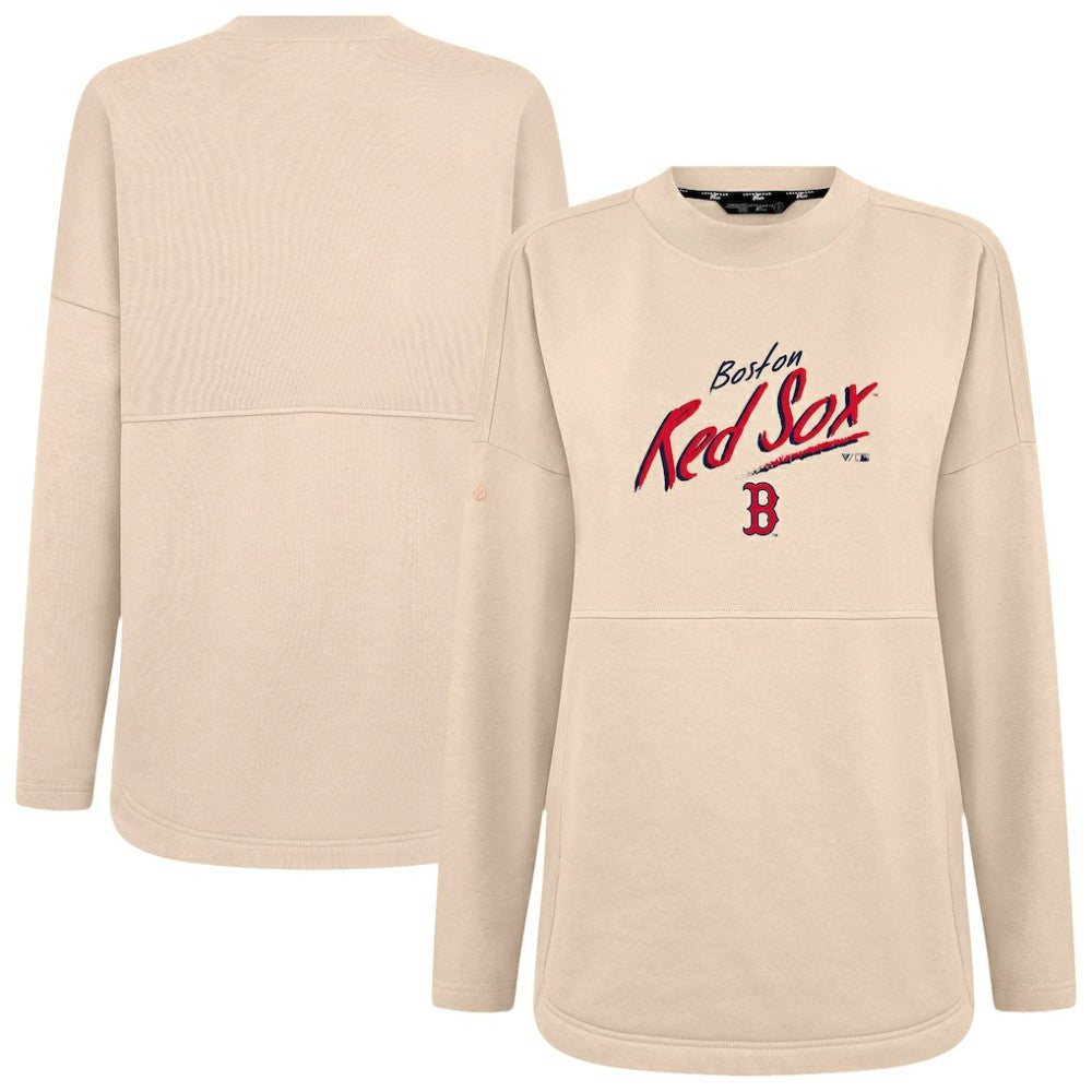 Boston Red Sox Levelwear Women's Oversized Beaudry Sizzle Top | MLB New