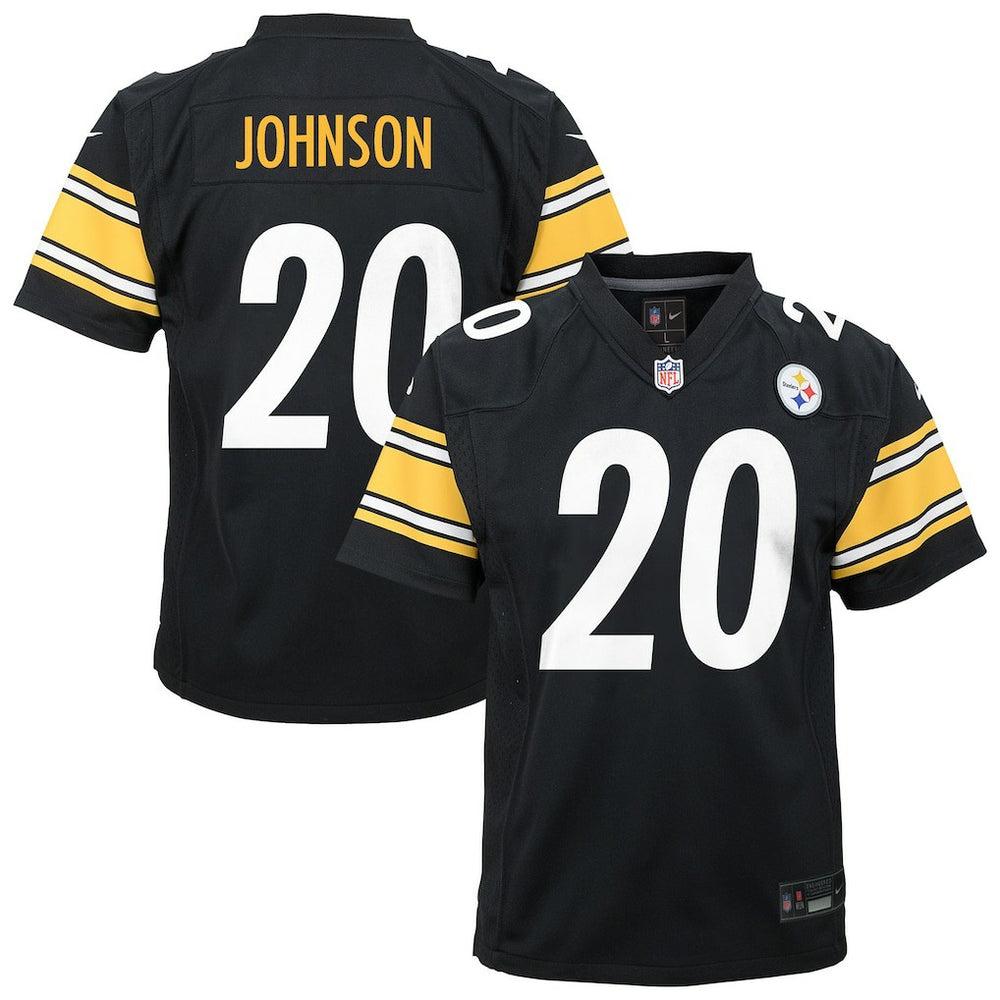 Pittsburgh Steelers Nike Kaleb Johnson Youth Team Game Jersey