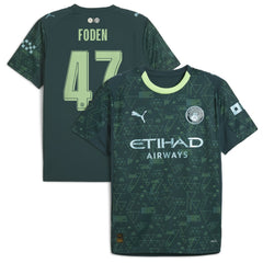 Phil Foden Manchester City x EA SPORTS FC 2025/26 Fourth Jersey Green - Puma