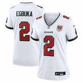Tampa Bay Buccaneers Nike Emeka Egbuka Women's 50th Season Game Jersey