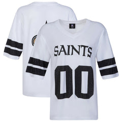 New Orleans Saints Cuce Women's Rhinestone V-Neck Tunic