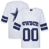 Dallas Cowboys Cuce Women's Rhinestone V-Neck Tunic
