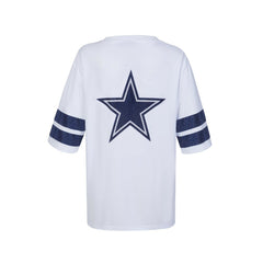 Dallas Cowboys Cuce Women's Rhinestone V-Neck Tunic