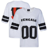 Cincinnati Bengals Cuce Women's Rhinestone V-Neck Tunic