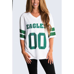 Philadelphia Eagles Cuce Women's Rhinestone V-Neck Tunic